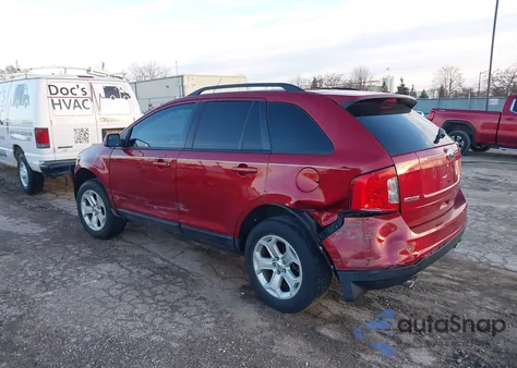 2013 Ford Edge Sel from USA, damaged, VIN 2FMDK4JC8DBB49705